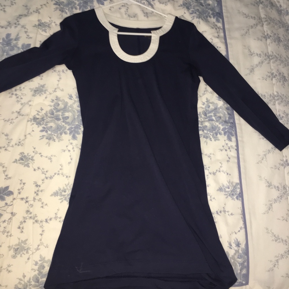 Lilly Pulitzer 3/4 sleeve dress navy